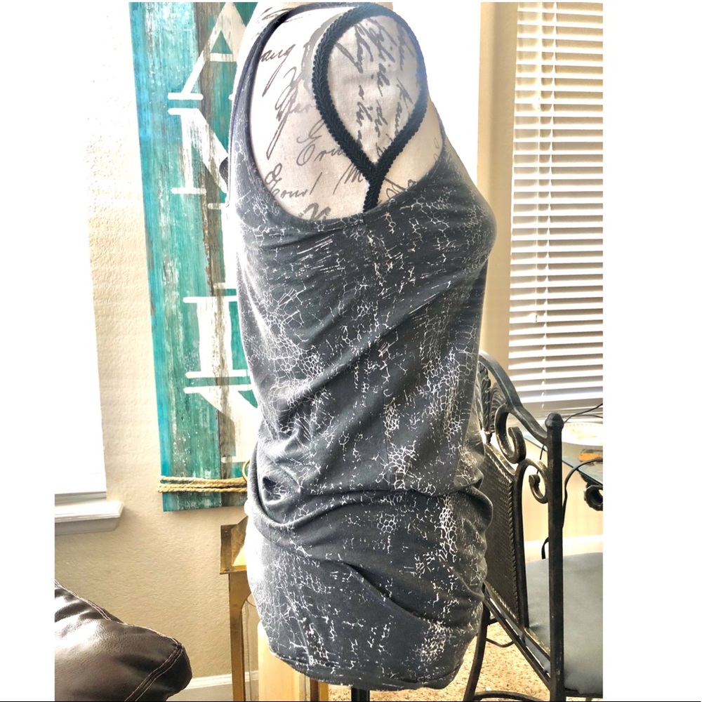 Helmut Lang Grey Crackle Tank! - image 6